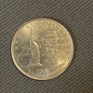 2001 New York quarter coin